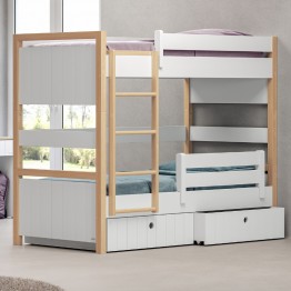 Casakids Icon Παιδική Κουκέτα Μασίφ Διαιρούμενη  110cm